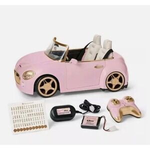 American Girl RC Sports Car Pink Remote Control Convertible Doll Accessory